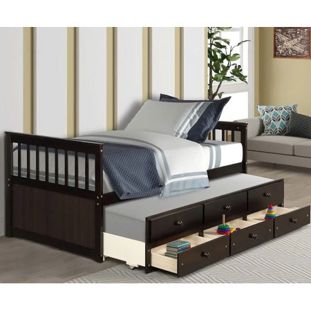 092 Eps : Giường 2 Tầng Kéo - 1m / 1m